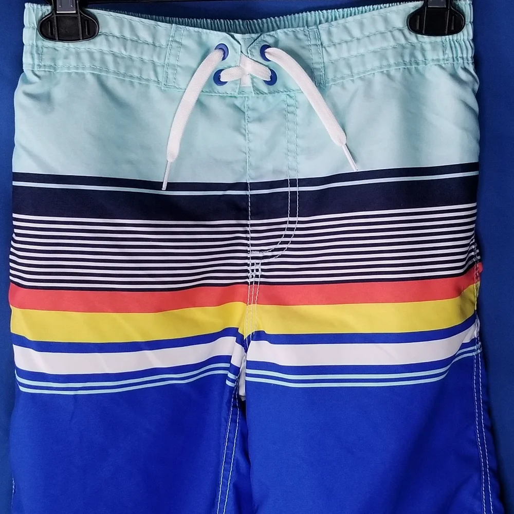 Old Navy Boy's Striped Swim Trunks